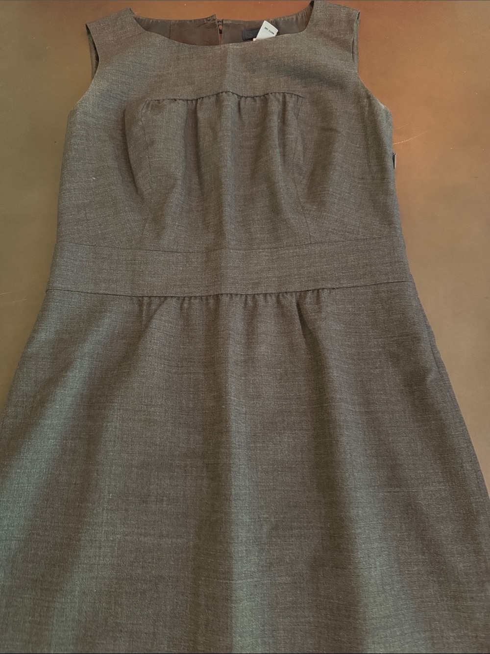 J. Crew Sleeveless Gray Sheath Dress